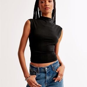 The A&F Paloma Stretch Crepe Top